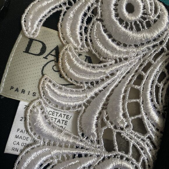 VTG Daymor Couture Black Lace Small 80s Evening Jacket Formal Statement Beaded - Picture 15 of 16